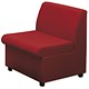 Trexus Modular Reception Chair Fully Upholstered W590xD500xH420mm Burgundy