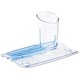 Leitz Allura Desk Organiser for Letter Tray Transparent Blue Ref 23434