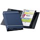 Durable Visifix Business Card Album 4-ring A-Z Index Capacity 200 W145xH255mm Dark Blue Ref 2385-07