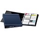 Durable Visifix Business Card Album 4-ring A-Z Index Capacity 400 A4 Dark Blue Ref 2388-07