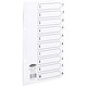 Concord Classic Index Mylar-reinforced Punched 2 Holes 1-10 A5 White Ref 07101/CS71