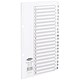 Concord Classic Index Mylar-reinforced Punched 2 Holes 1-20 A5 White Ref 07201/CS72