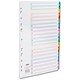 Concord Punched Pocket Index Multicolour-tabbed Europunched A-Z 20-Part Extra Wide A4 White Ref CS78