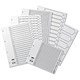 Concord Index PVC 145 Micron Punched 4 Holes 1-10 A4 White Ref 06301