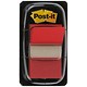 Post-it Index Flags 50 per Pack 25mm Red Ref 680-1 [Pack 12]