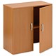 Trexus Modular Storage Double Cupboard Unit with Shelf W750xD400xH805mm Beech