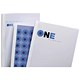 Ibico Thermal Binding Covers 3mm Front PVC Clear Back Gloss A4 White Ref 387012U [Pack 100]