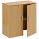 Trexus Modular Storage Double Cupboard Unit with Shelf W750xD400xH805mm Oak