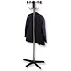 Hago Ambassador Hat and Coat Stand De Luxe 1625mm Black and Chrome Ref 525018