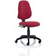 Trexus Intro Operators Chair PCB High Back H490mm Seat W585xD515xH440-560mm Burgundy