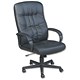 Trexus Intro Executive Armchair Leather Tilt Back H700m Seat W700xD545xH480-590mm Black