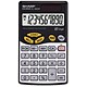 Sharp Calculator Handheld Battery Solar-power 10 Digit 3 Key Memory 69x119x7mm Ref EL480SB