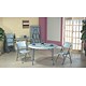 Trexus Table Capacity Circular 500kg Dia1219xH743mm Grey