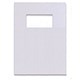 Rexel Acco Binding Covers Leatherboard Window 280gsm A4 White Ref 46715 [Pack 25x2]