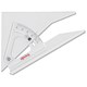 Rotring Adjustable Set Square Acrylic with Precision 0.5 Degree Scale 254mm Clear Ref S0589140