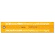 Rotring Lettering Stencil Robust ISO 3098/1 Roman 7mm Clear Yellow-tinted Ref S0228580