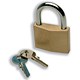 Helix Locksafe Padlock Solid Brass Double Locking with 2 Keys 30mm Ref CP1030