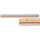 Rotring Triangular Reduction Scale School Plastic Fluted DIN in CM and MM Ref S0220561