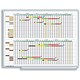 Legamaster Professional Year Planner Grid 5x12mm per Day 2x30 Items 2x6 Months W1200xH900mm Ref 4060-00