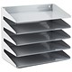 Avery Letter Rack 5-Tier Steel W380xD230xH335mm Grey Ref 605SGREY