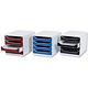Multiform Big Box Filing Unit 4 Drawer Set Anti-static A4+ Grey and Black Ref 310014D