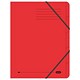 Elba Organiser File Pressboard Elasticated 5-Part Foolscap Red Ref 34218 [Pack 5]