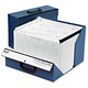 Eastlight Colorado Expanding Box File A-Z Foolscap Blue Ref 31713