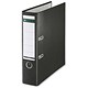 Leitz Lever Arch File Plastic 80mm Spine Foolscap Black Ref 1110-00-95 [Pack 10]