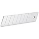 Stanley Snap-Off Replacement Blades for Heavy-duty ABS Knife 9mm Ref 0-11-300 [Pack 10]