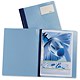 Durable Management Flat File Plastic Clear Front with Title Strip A4 Blue Ref 2500/06