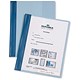Durable Management Flat File Plastic Clear Front with Title Strip A4 Blue Ref 2510/06