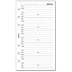 Filofax Refill Insert Name Address and Telephone Number 95x171mm Personal Ref 130201