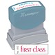 Xstamper Word Stamp Pre-inked Reinkable - First Class - W42xD13mm Ref X1332