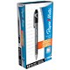 Paper Mate Flexgrip Retractable Ball Pen Medium 1.0mm Tip 0.5mm Line Black Ref S0190393 [Pack 12]
