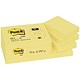 Post-it Recycled Notes Pad of 100 Sheets 38x51mm Canary Yellow Ref 653-1YE [Pack 12]