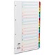 Concord Index Multicolour-tabbed Mylar-Reinforced 4 Holes 1-15 A4 White Ref CS16