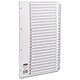 Concord Classic Index Mylar-reinforced Punched 4 Holes 1-25 A4 White Ref 02501/CS25