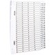 Concord Classic Index Mylar-reinforced Punched 4 Holes 1-100 A4 White Ref 05701/CS57