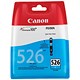 Image of Canon CLI-526C Inkjet Cartridge Page Life 500pp Cyan Ref 4541B001