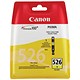 Image of Canon CLI-526Y Inkjet Cartridge Page Life 450pp Yellow Ref 4543B001