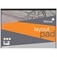 Goldline Layout Pad Blank Paper 50gsm 80 Pages A3 Ref GPL1A3