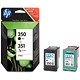 Image of Hewlett Packard [HP] No. 350 & No. 351 Inkjet Cartridge Combo Pack 200pp Black and Colour Ref SD412EE