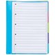 Rexel File 5-Part Polypropylene with Colour-coded Indexed Sections A4 Opaque Ref 62146