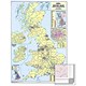 Map Marketing Sales and Marketing Map Framed 12.5 Miles/inch Scale W866xH1236mm Ref FRAMUKM