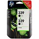 Hewlett Packard [HP] Inkjet Cartridge No. 339 Black Ref C9504EE [Twin Pack]