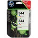 Hewlett Packard [HP] No. 344 Inkjet Cartridge 3-Colour Ref C9505EE [Twin Pack]