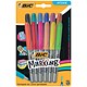 BIC Permanent Markers Colour Collection Non-toxic 0.8-1.8mm Line Assorted Ref 84392 [Pot of 8]