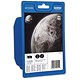 Image of Brother Inkjet Cartridge Page Life 1000pp Black Ref LC1000BKBP2 [Pack 2]