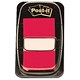 Post-it Index Flags 50 per Pack 25mm Red Ref 680-1