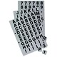 Nobo Static PVC Letters and Numbers 25mm High Pack 200 Characters